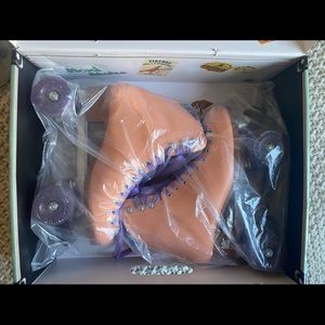 Moxi Beach Bunny Roller Skates - Peach - Size 8